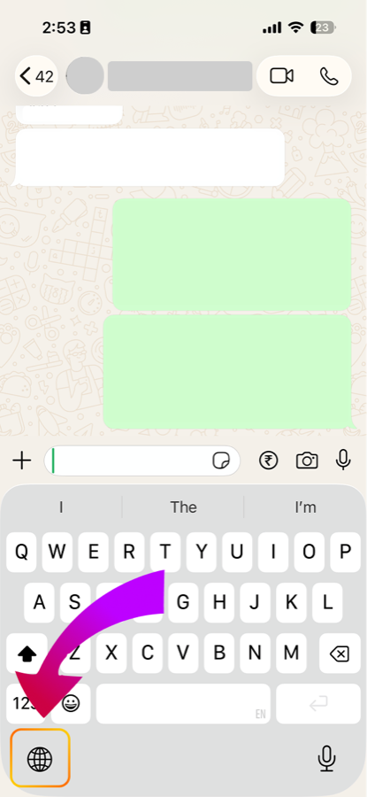 Step 8: OPEN ANY CHAT